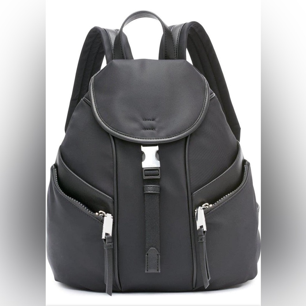 Calvin Klein Shay Nylon Buckled Mini Organizational Backpack